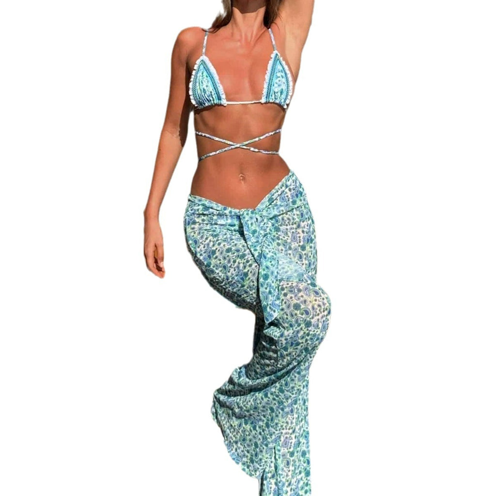 Three-Piece Bikini  Sexy Separated Women's Swimsuit