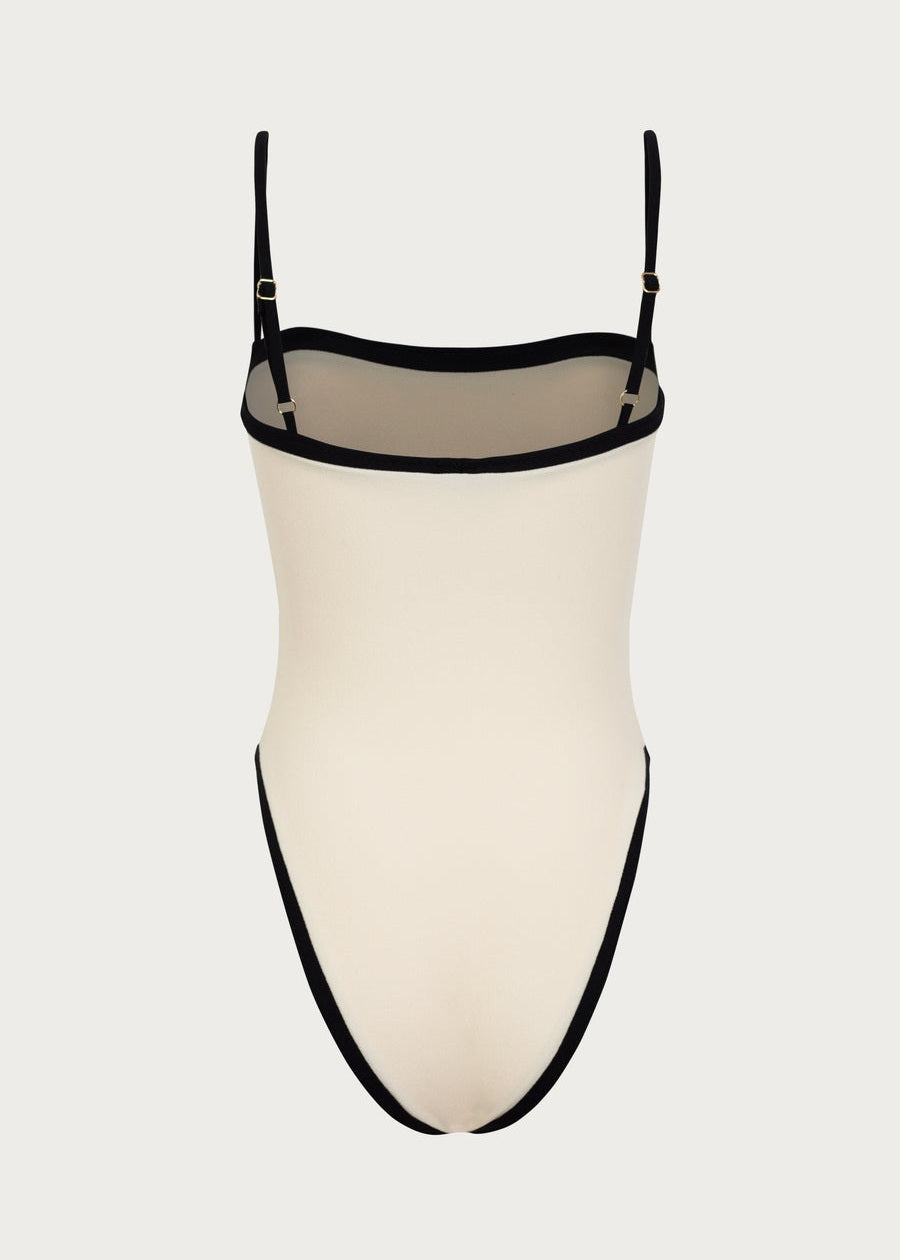 Binary Swim One Piece - Salt & Shadow