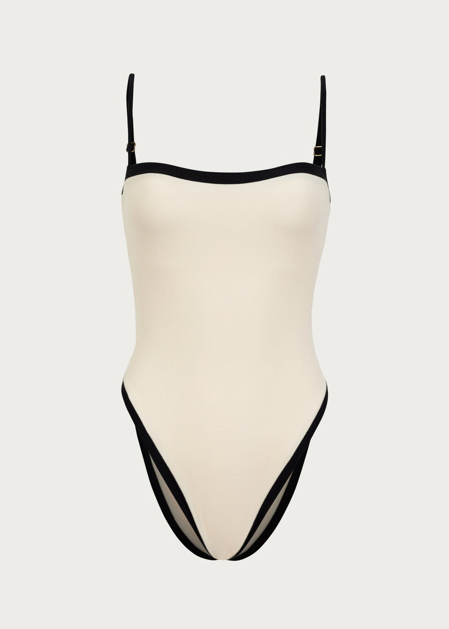Binary Swim One Piece - Salt & Shadow
